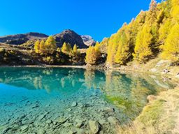 Pointe de Vouasson par le lac bleu et le glacier. Retour par le mont de l’étoile