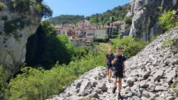 Rando famille entre Peille et Peillon