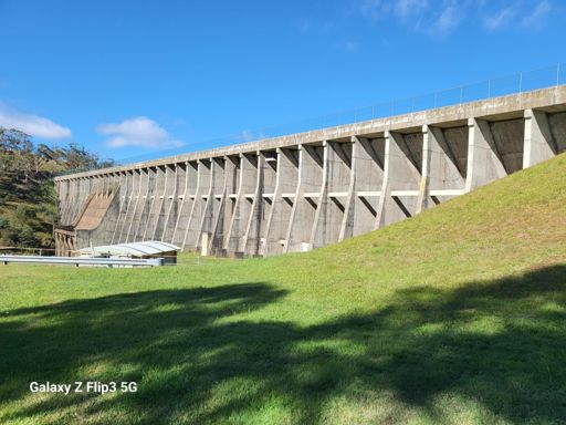Oberon Dam from below