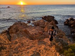 Lever de soleil au cap camarat avec ma soeur
