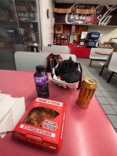 This Cleveland gas station was the best ... just what I needed to refuel and re-energize for the 51 miles from here to home.