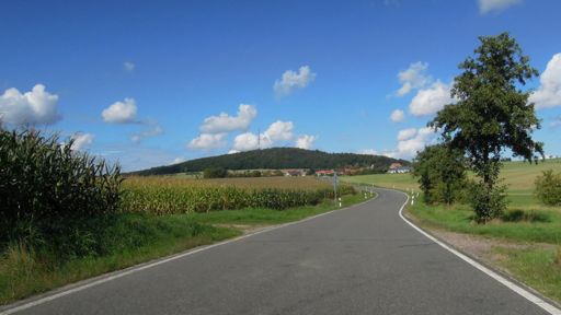 Blick auf den Collmberg.