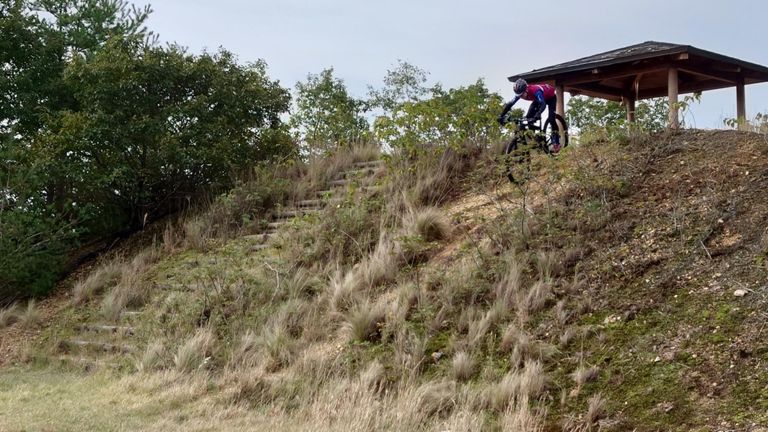 ちょっとスイッチ入ったn瀬さん、しばらく登って下りてを繰り返す。