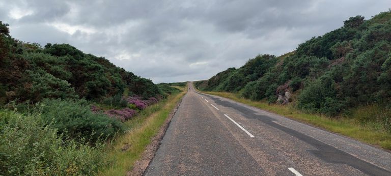 I identified the wrong route for the road from the causeway, but the right location for how it topped the hill.