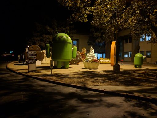 Pre-dawn Statue Garden