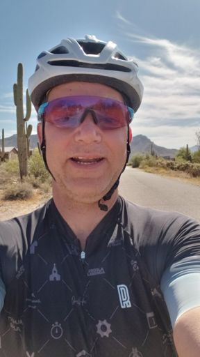 Some goober in Primoz Roglic gear