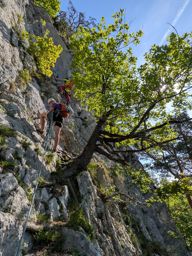 la Nostalgique (5c 5 longueurs) + Secret land 6a