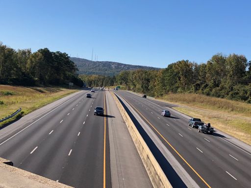 Bald Rock peak, the highest point in St Clair county and the five counties that make up the greater Birmingham metro area.