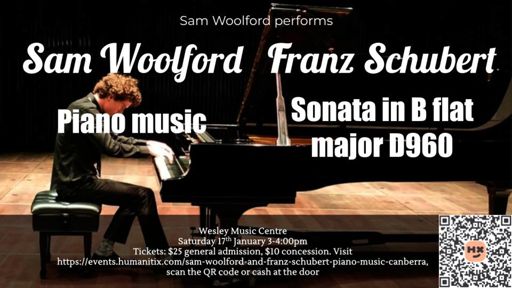 If you don't come you will be haunted by the ghost of Schubert for the rest of your life