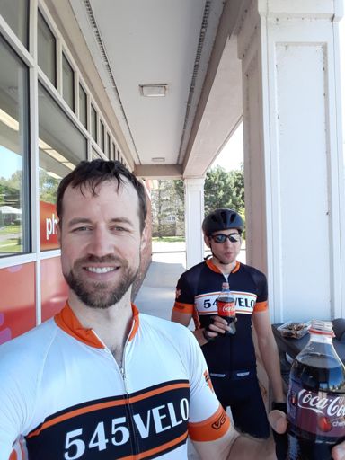 Late ride Coke is like kerosene for the legs!