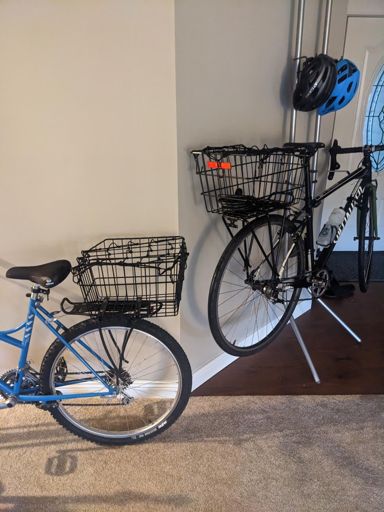 Baskets attached! Was gonna hit up the farmers market today but got invited to this ride.