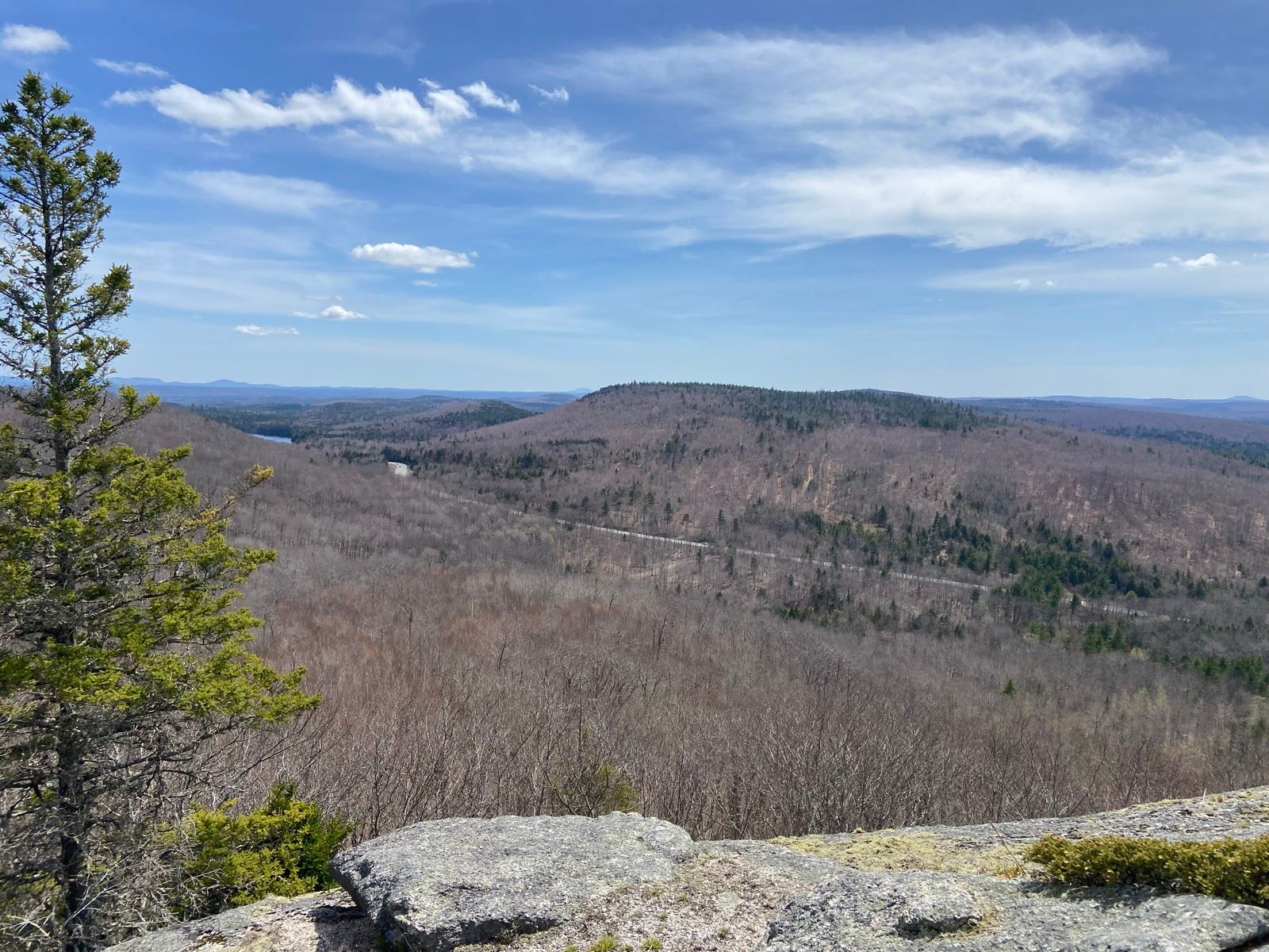 Katahdin visible off in the distance there, I think