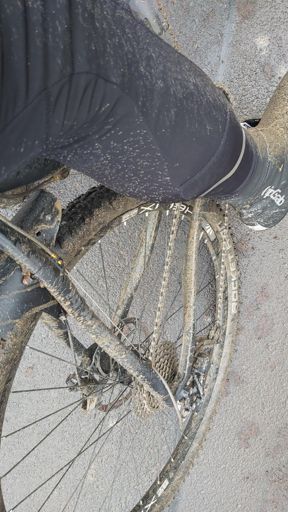 So sieht man aus, wenn man offizielle Kahlgründer Fahrradwege fährt