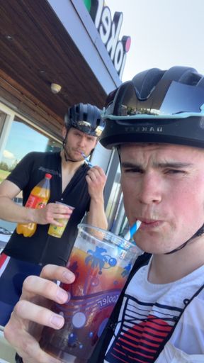 Billig slush, 3/8 på smak, -1/8 på sugerør