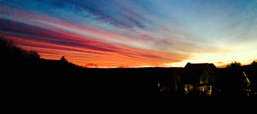 Sunrise on the Midstate Trail