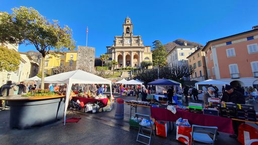 Mendrisio: Mercatino di Natale.