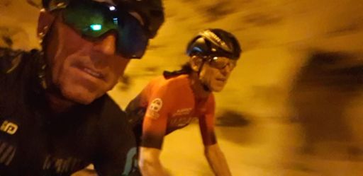 Con Marce' nella galleria del Cipollaio