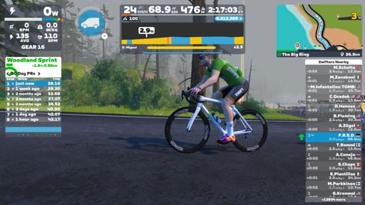 Wer hätte das nach 68 km Fahrt gedacht?