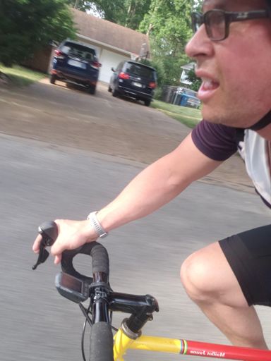 Luckily I had a few spare seconds during my KOM reclaim to take this selfie