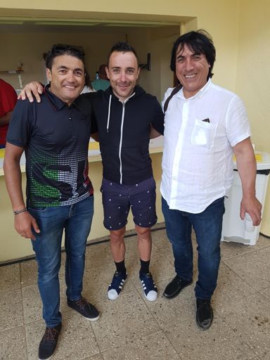 Avec 2 grands  champions ! Claudio et Abdou 😊