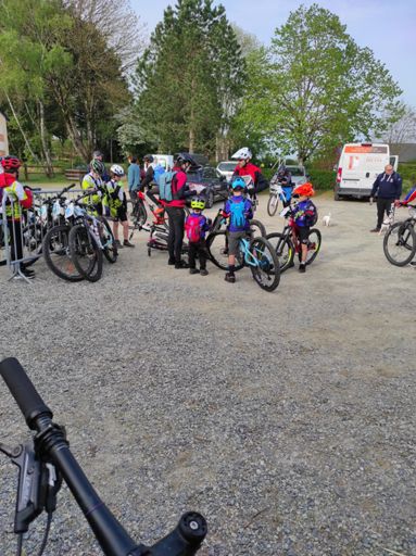 Départ avec les p'tits loulous