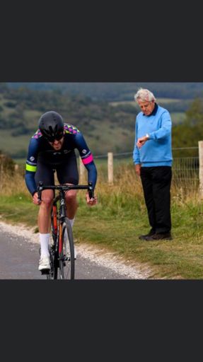 The DS checking the watch. 10 seconds too slow this time