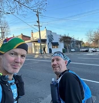 Cheers for 24km worth of chats David