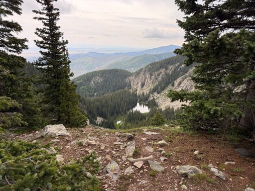 Nambe Lake from Raven's Ridge