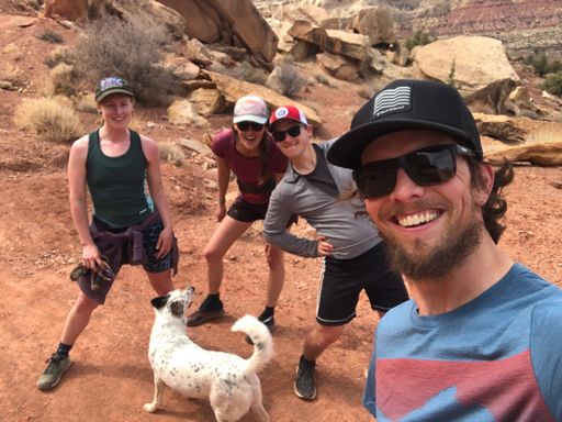 Missing from this photo: Paul (trail planner) and Alexa.