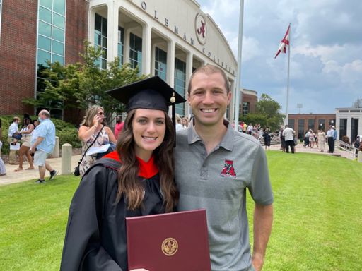 Julianna’s graduation with a M.S. in Mechanical Engineering