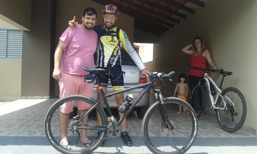 Visitando meus amigos em Lucelia.