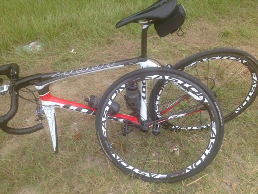 Waiting for my sweet wife to pick me up.