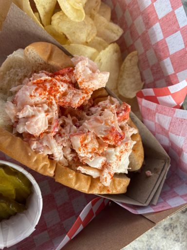 Pretty good lobster roll!