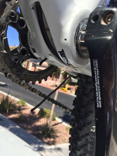 Wanted to ride the mtn bike today but I'm having a shifting issue right now.