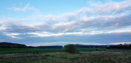 Mooie wolken vanmiddag boven de A17