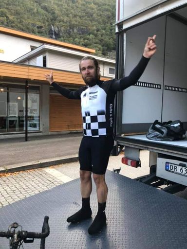 As close to the podium as I could get!