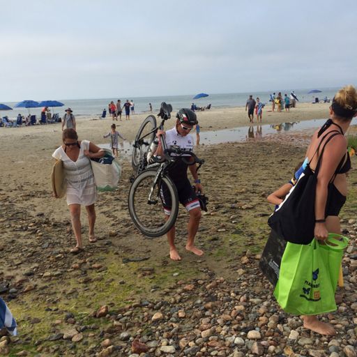 Not exactly the way to enter or exit the resort