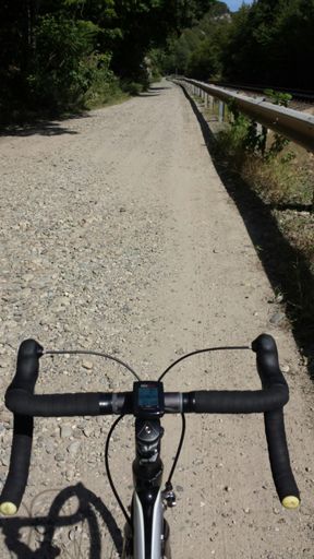Unexpected Gravel. Next bike with definitely be a gravel grinder, so much fun.