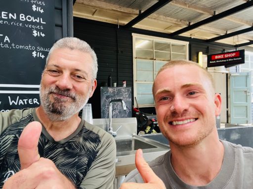 My riding buddy, but too slow for my liking 😁