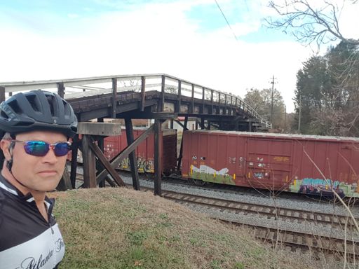 I was always fascinated by this trestle as a boy and would beg my parents to drive over it on the way to the little league baseball fields at Rafe Banks Park in Lula.