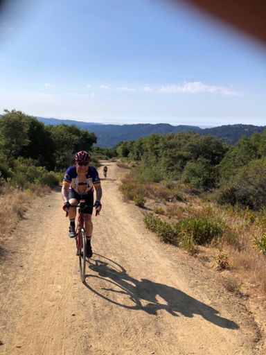 Ridable dirt pathway
