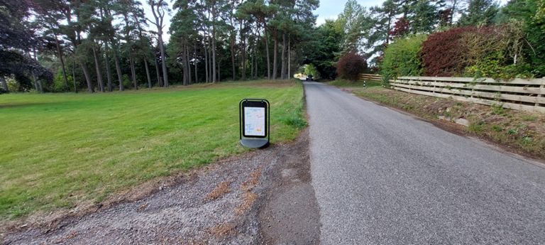 Self-service cafe, The Wee Cake Shed in Kingships. https://www.facebook.com/theweecakeshed/