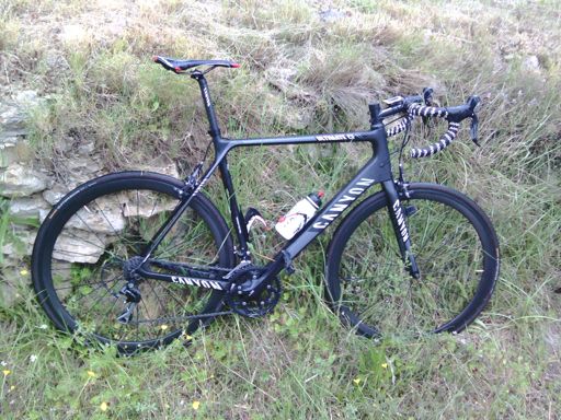 Vélo trempé, bon pour le nettoyage..:-((.