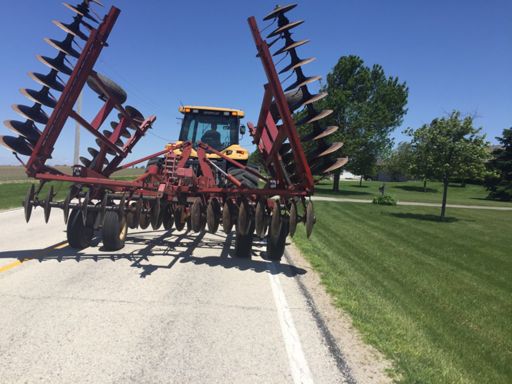 35 mph headwind made nicer with a tractor doing 19 mph.