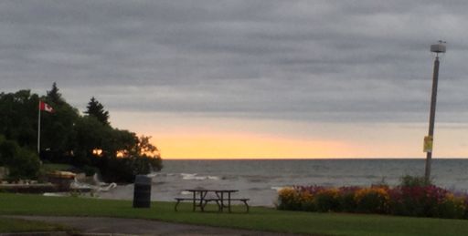 Red in the morning...