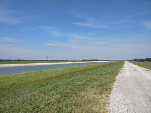 Gravel was ground today