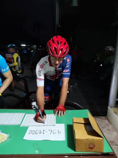 Signing on in the middle of the night !