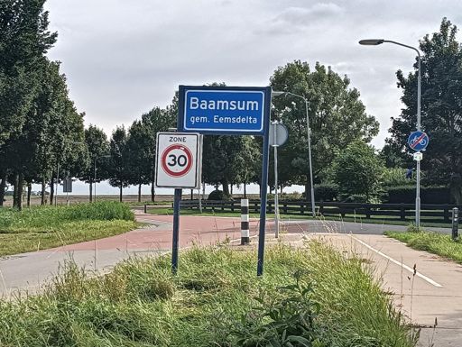 Even voorbij Termunten.