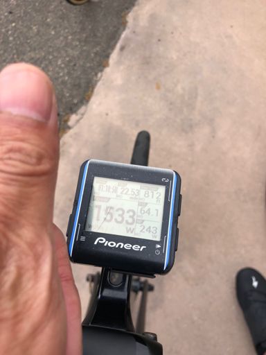 Got 1392w avg for 5 seconds. And also held 1253w for 12 seconds. That’s enough to win the tour of California. I am kidding.