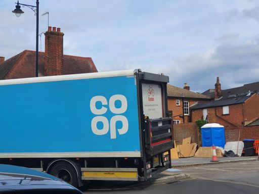 gave him plenty of room when he backed it up!